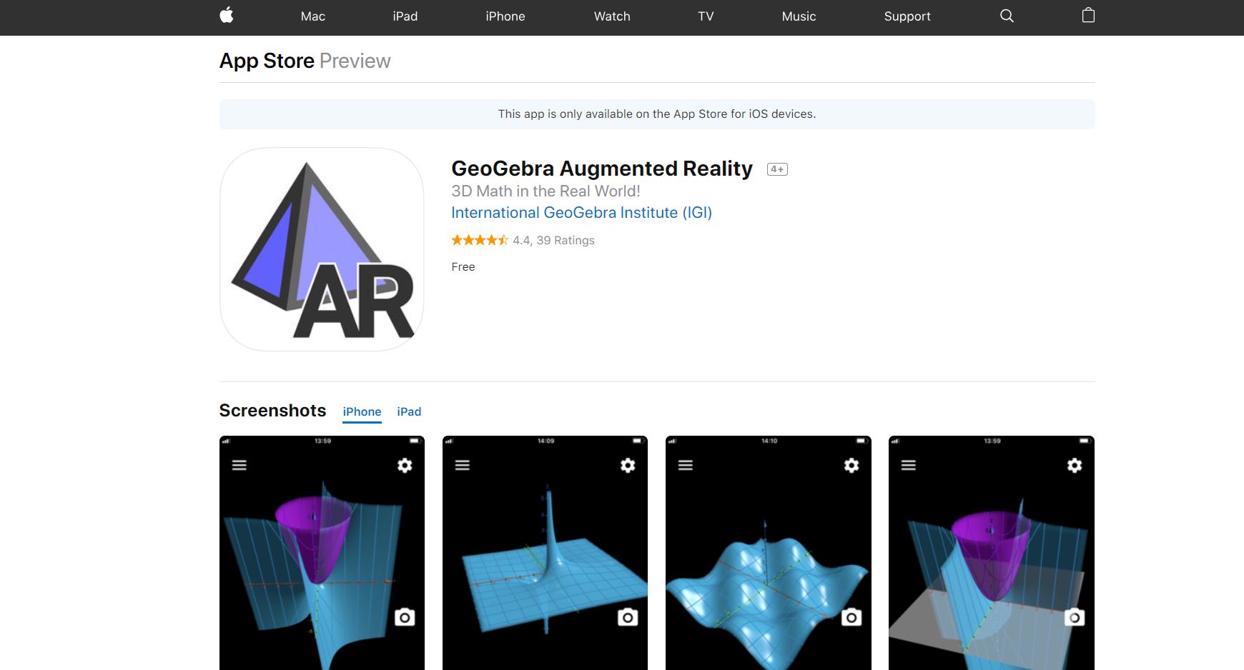 GeoGebra Augmented Reality CodaKid Top 21 Math Apps of 2019