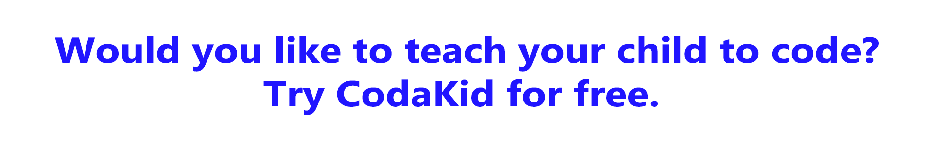 teach kids to code